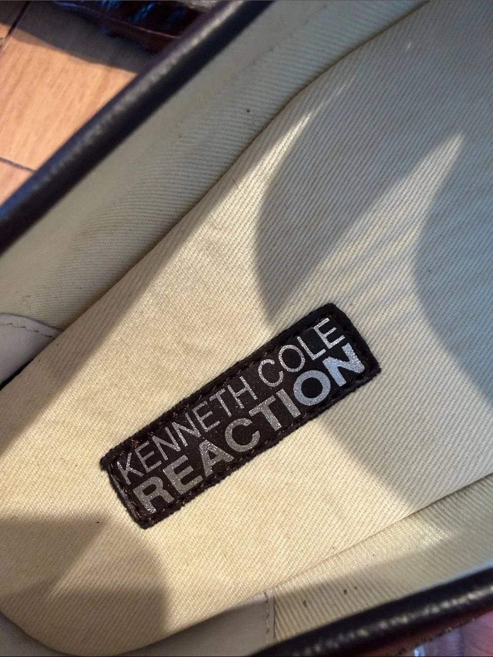 Kenneth Cole Reaction W60216 Brown Leather Driving Loafers NWOT